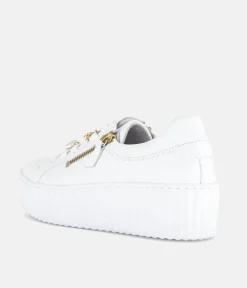 Gabor Sporty Luxe White Sneaker