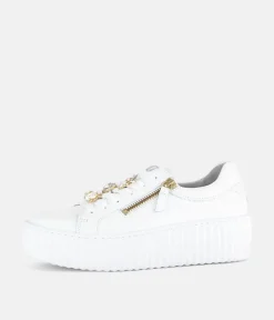 Gabor Sporty Luxe White Sneaker