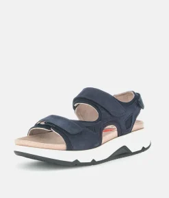 Gabor Sporty Navy Rolling Soft Walking Sandals