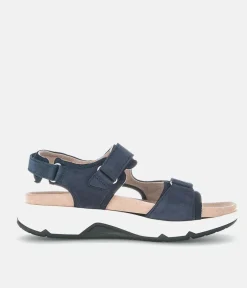 Gabor Sporty Navy Rolling Soft Walking Sandals