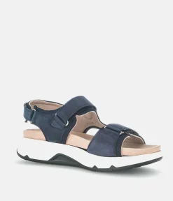 Gabor Sporty Navy Rolling Soft Walking Sandals