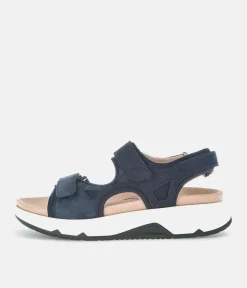 Gabor Sporty Navy Rolling Soft Walking Sandals