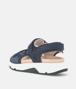 Gabor Sporty Navy Rolling Soft Walking Sandals