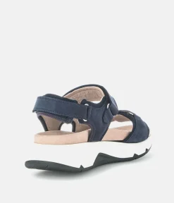 Gabor Sporty Navy Rolling Soft Walking Sandals