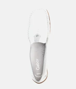 Gabor Sporty Soft White Mocassin