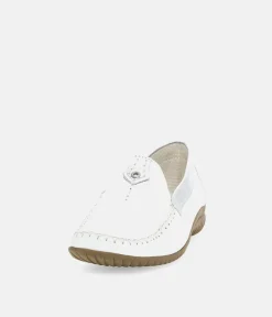 Gabor Sporty Soft White Mocassin