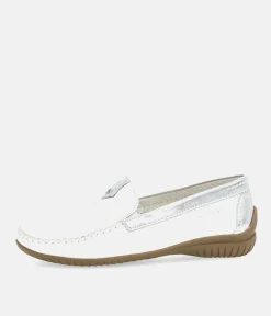 Gabor Sporty Soft White Mocassin