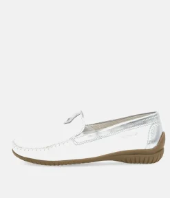 Gabor Sporty Soft White Mocassin