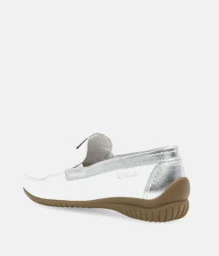 Gabor Sporty Soft White Mocassin
