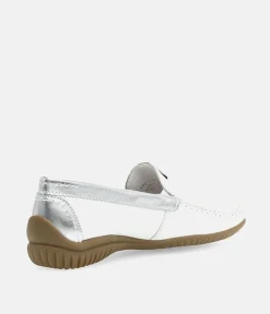 Gabor Sporty Soft White Mocassin