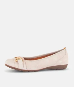 Gabor Stylish Antique Rose Suede Ballet Flats