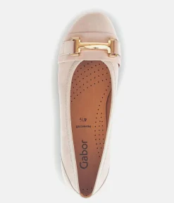 Gabor Stylish Antique Rose Suede Ballet Flats