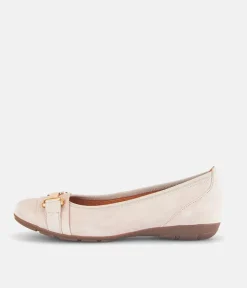 Gabor Stylish Antique Rose Suede Ballet Flats