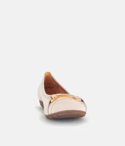 Gabor Stylish Antique Rose Suede Ballet Flats