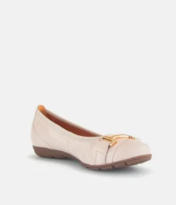 Gabor Stylish Antique Rose Suede Ballet Flats