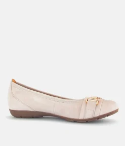 Gabor Stylish Antique Rose Suede Ballet Flats
