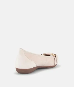 Gabor Stylish Antique Rose Suede Ballet Flats
