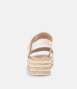 Gabor Stylish Beige Wedge Sandals