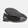 Gabor Stylish Black Patent/Suede Ballerinas