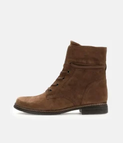 Gabor Stylish Brown Suede Ankle Boots