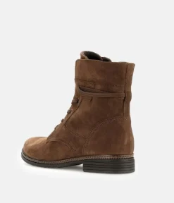 Gabor Stylish Brown Suede Ankle Boots