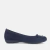Gabor Stylish Navy Buckle Flats