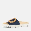 Gabor Stylish Navy Suede Mule Sandals