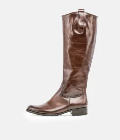 Gabor Stylish Slim Fit Long Brown Leather Boots