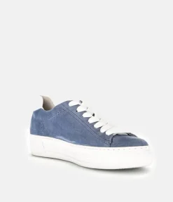Gabor Trendy Blue Suede Trainers