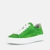 Gabor Trendy Green Suede Platform Trainers