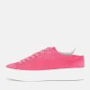 Gabor Trendy Pink Suede Platform Trainers