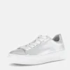 Gabor Trendy Silver Platform Trainers