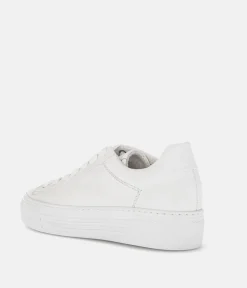 Gabor Trendy White Platform Trainers