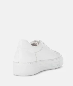 Gabor Trendy White Platform Trainers