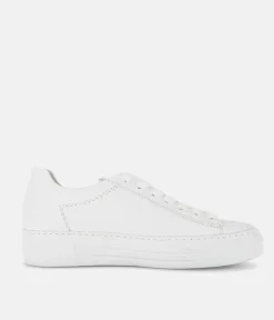 Gabor Trendy White Platform Trainers
