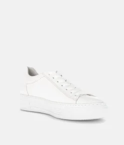 Gabor Trendy White Platform Trainers
