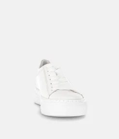 Gabor Trendy White Platform Trainers
