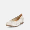 Gabor Versatile Beige Laser Cut Ballerina