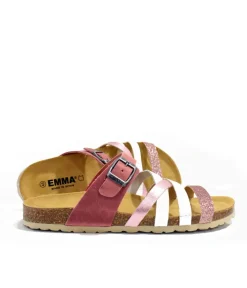 Glam Strappy Combi Pink Sandals