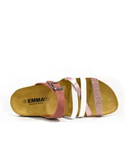 Glam Strappy Combi Pink Sandals