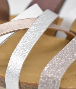 Glam Strappy Combi Pink Sandals