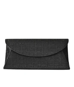 Glamorous Black Glitter Party Evening Shoulder Bag