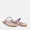 Glaritis Barely There Purple Glitter Sandals