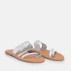 Glaritis Chic White Leather Sandals