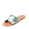 Glaritis Classic Metallic Green DAPHNE Sandals