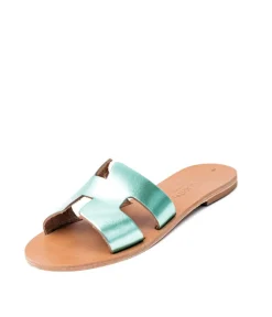 Glaritis Classic Metallic Green DAPHNE Sandals
