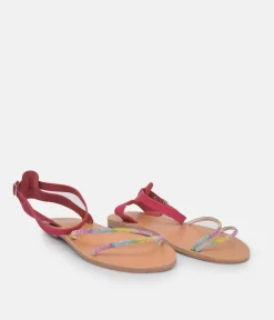 Glaritis Cute Pink Multi Sandals