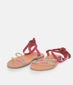 Glaritis Cute Pink Multi Sandals
