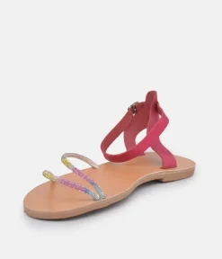 Glaritis Cute Pink Multi Sandals