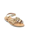Glaritis Gorgeous Gold Braided NIKE Sandals